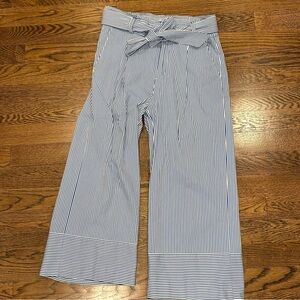 Banana Republic Blue and White Striped Pants